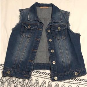 Denim vest